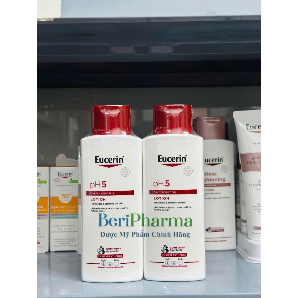 Eucerin Sữa Dưỡng Thể Dành Cho Da Nhạy Cảm Ph5 Lotion 250ml