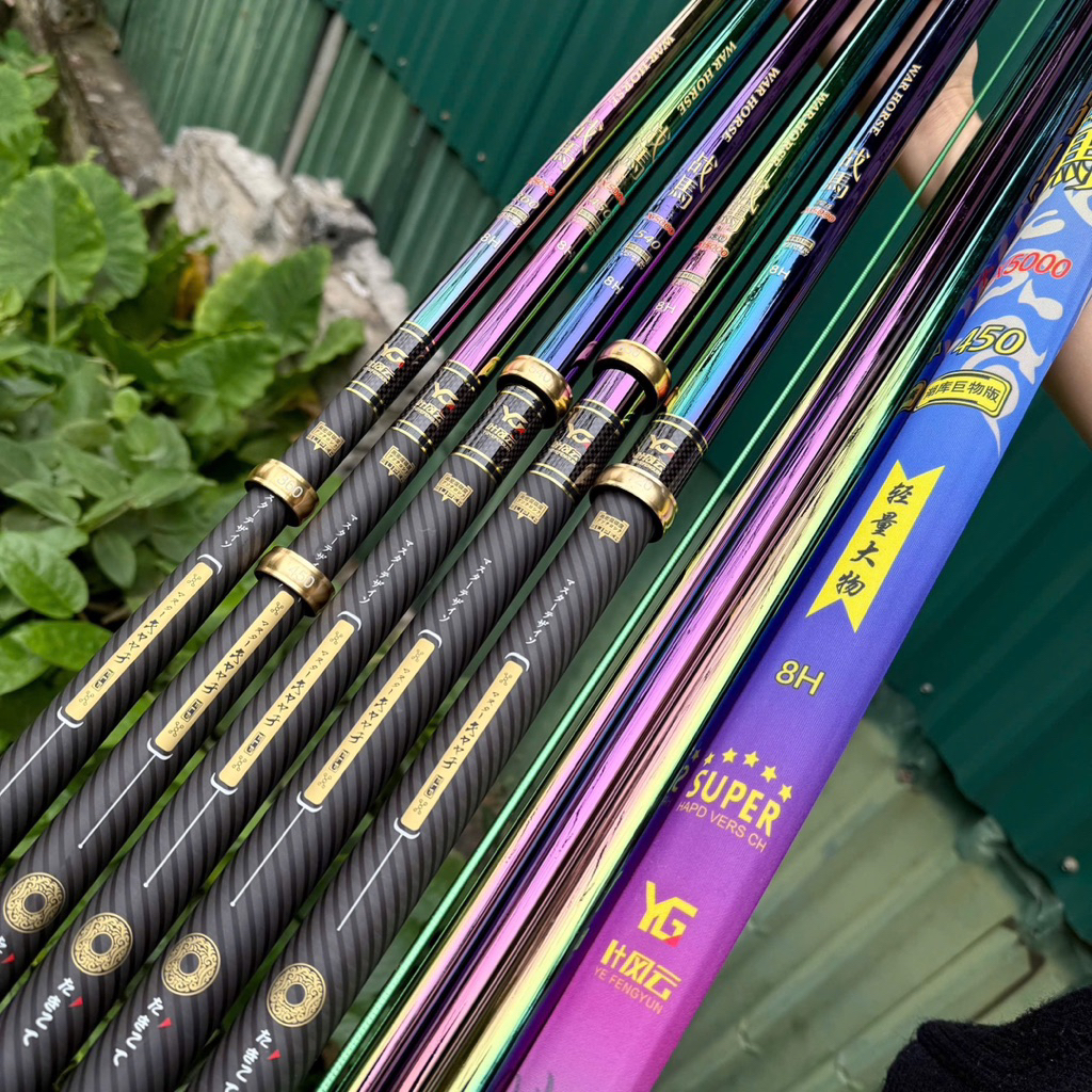 Cần 8H YG 5000 Full Titan 8H-19i câu cá tổng hợp tự nhiên sang đẹp
