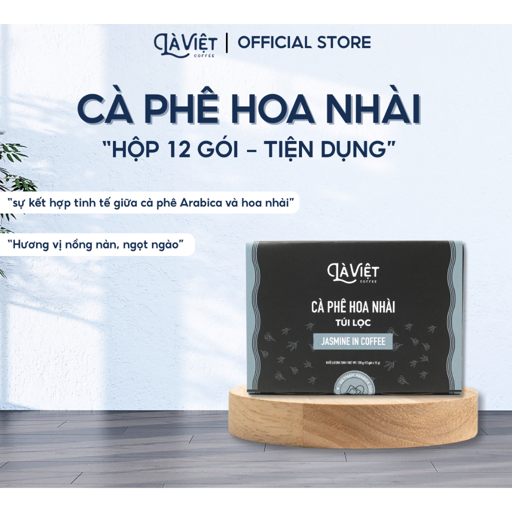 [SIGNATURE] CÀ PHÊ HOA NHÀI LÀ VIỆT TÚI LỌC HỘP 12 GÓI TIỆN DỤNG