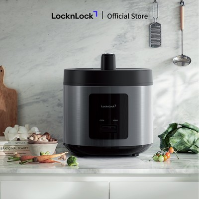 Nồi cơm điện LocknLock Essential Rice Cooker EJR452BLK dung tích 1.8L - Màu Đen