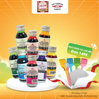 (Mua 149K Tặng 3) Màu Thực Phẩm Best Odour Thái Lan (30ml) Màu Sắc Tươi Sáng, An Toàn Cho Bánh, Kem