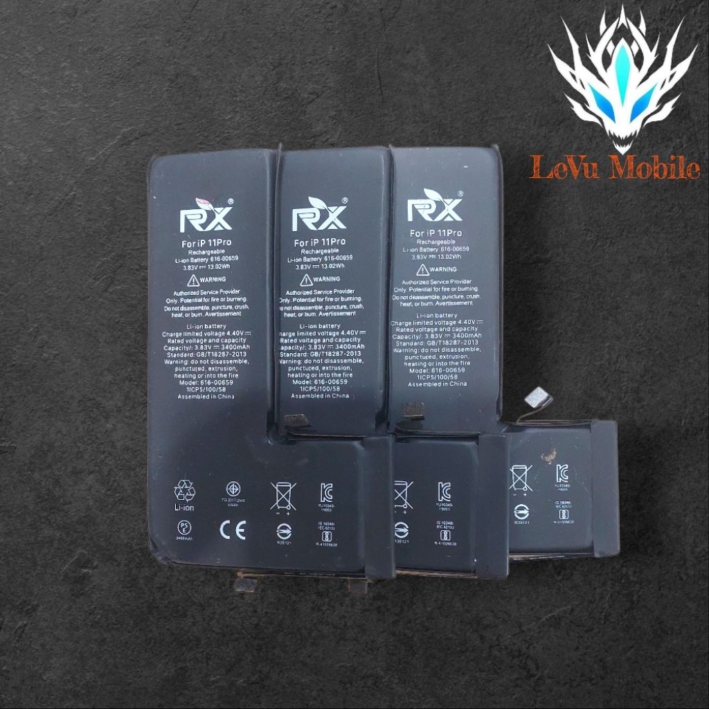 Combo 3 Viên Pin Cũ RX Dung Lượng Cao (3400mAh) Cho 11Pro