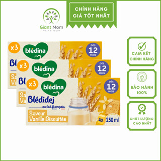 Sữa Nước Bledina Pháp Giant Mom - Sữa Nước Bledina Nội Địa Pháp 250ml/lốc 4 Hộp - Mẫu mới nhất