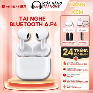 Tai Nghe Không Dây A.P4 8H Xuyên Âm Với Full Chức Năng BH 1 Đổi 1 Tặng Cốc Cáp Với Ốp Cho Tai Nghe