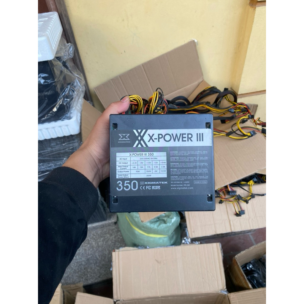 Nguồn Máy Tính Cũ Tháo Máy Văn Phòng XIGMATEK X-POWER III X350