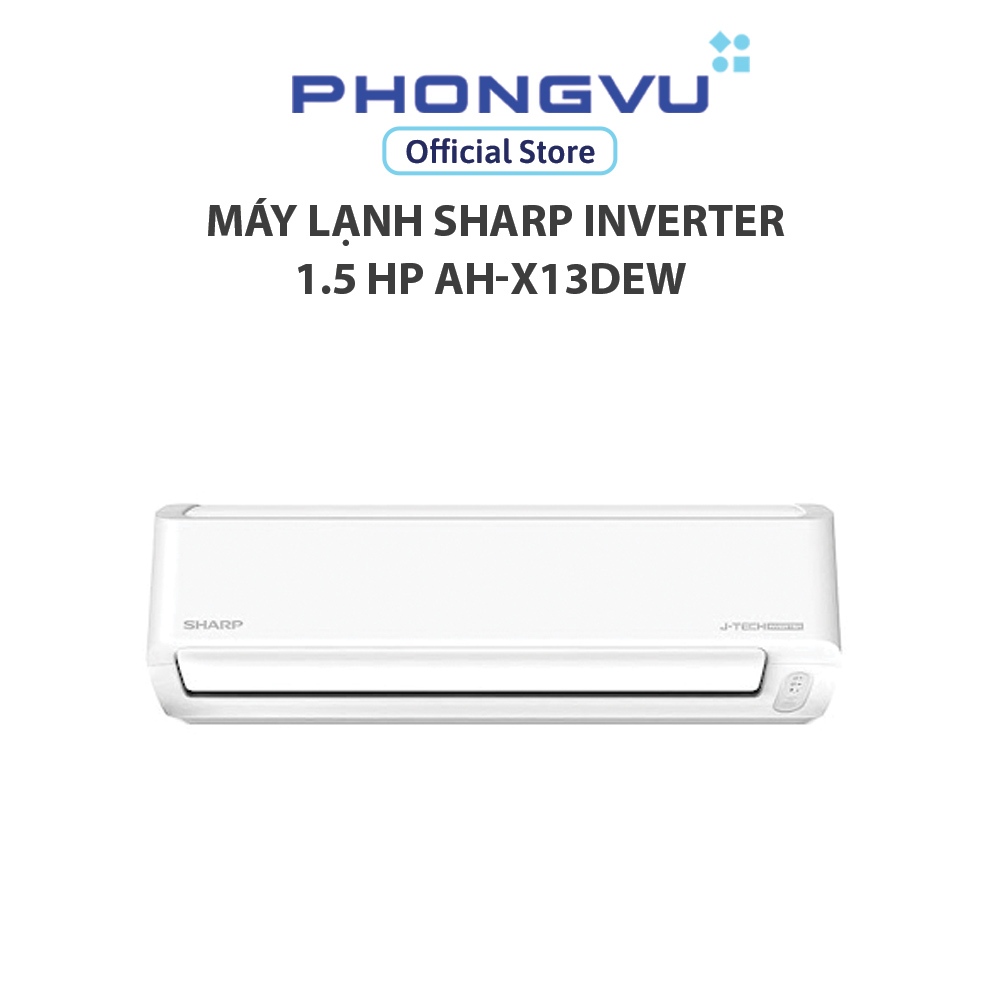 [Shopee Lắp Đặt 0Đ HN HCM cũ] Máy lạnh Sharp Inverter 1.5 HP AH-X13DEW - Bảo hành 24 tháng