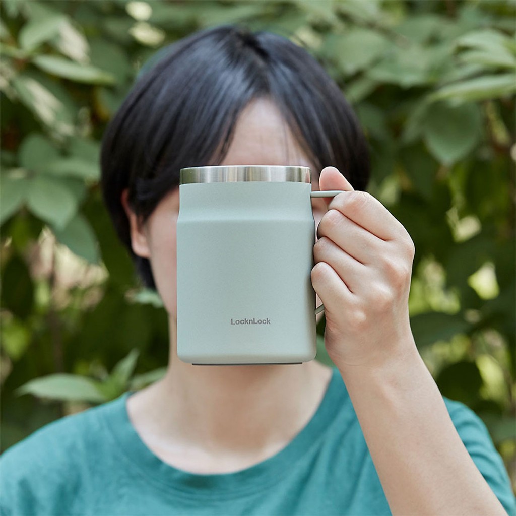 Ca nước giữ nhiệt LocknLock Metro Mug LHC4219WHT 475ml