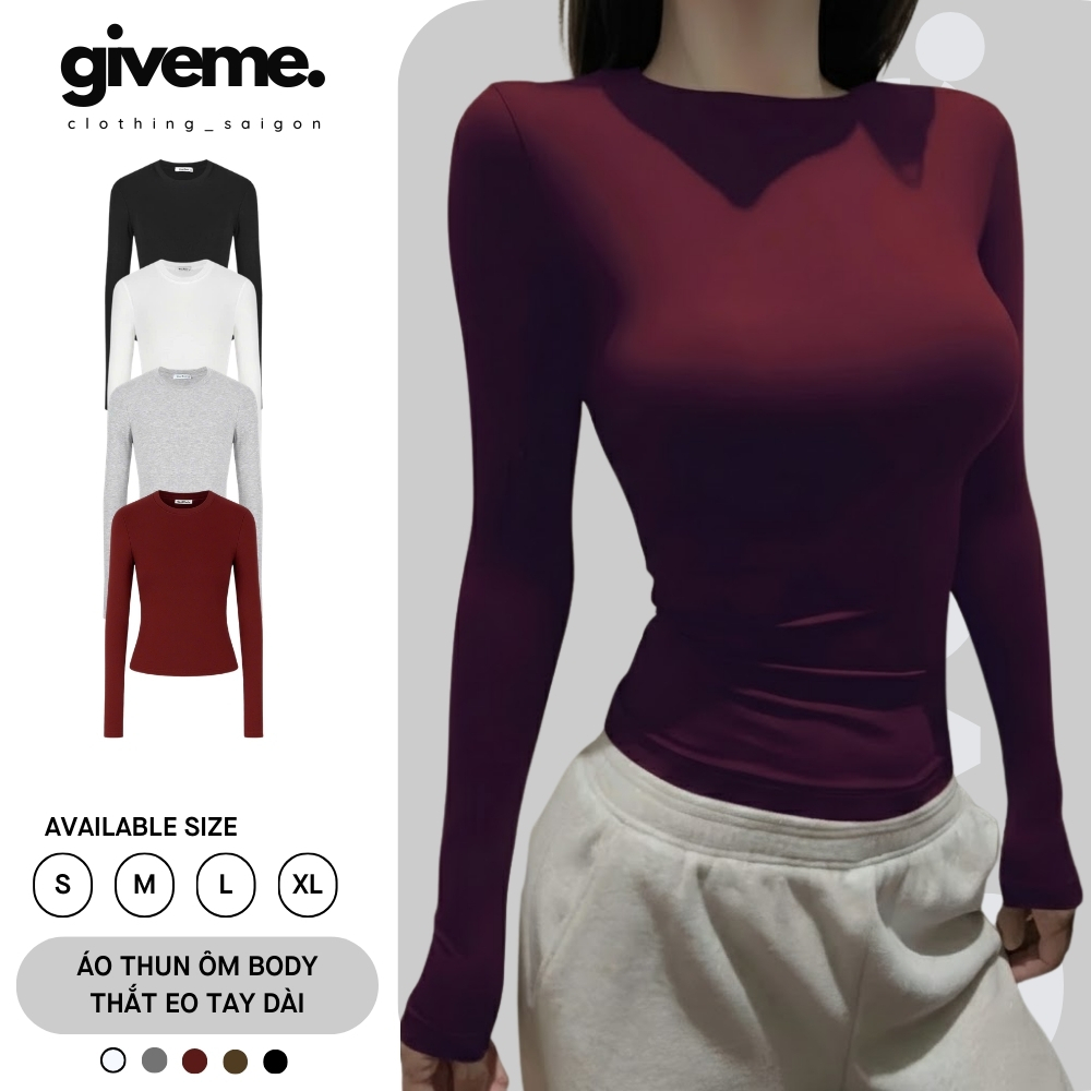 [XẢ KHO] Áo Thun Giữ Nhiệt Nữ Dài Tay JUSTDUN A8 Cổ Tròn, Cotton Mịn Dày Dặn, Siêu Co Giãn Mềm Mại, Tôn Dáng ,Giữ Nhiệt | BigBuy360 - bigbuy360.vn