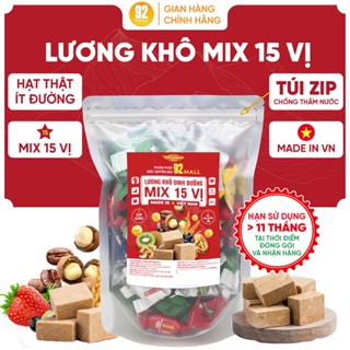 [GIÁ SỈ] 5Kg Lương Khô Mix 15 Vị Hạt Dinh Dưỡng Và Trái Cây Dùng Để Ăn Vặt Ăn Sáng Thay Bữa