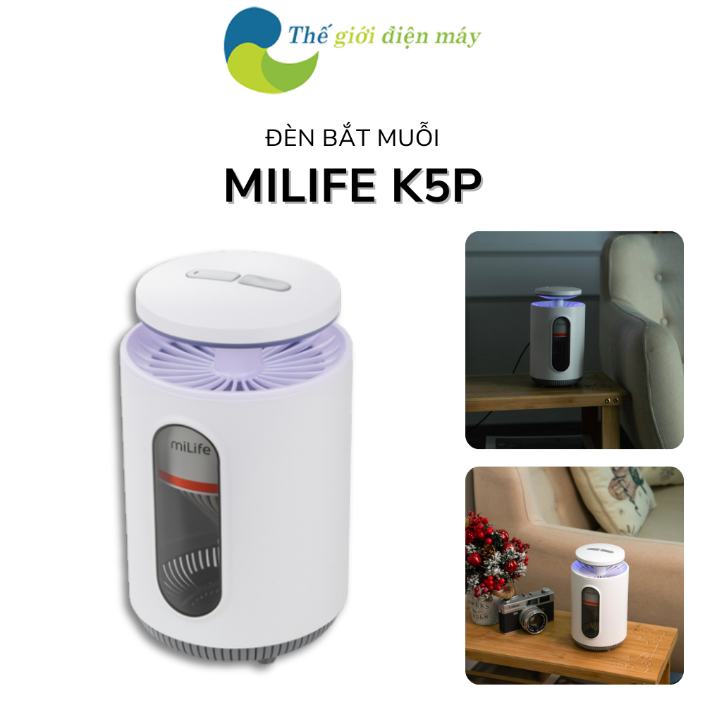 Đèn bắt muỗi Milife K5P, loại bỏ muỗi hiệu quả
