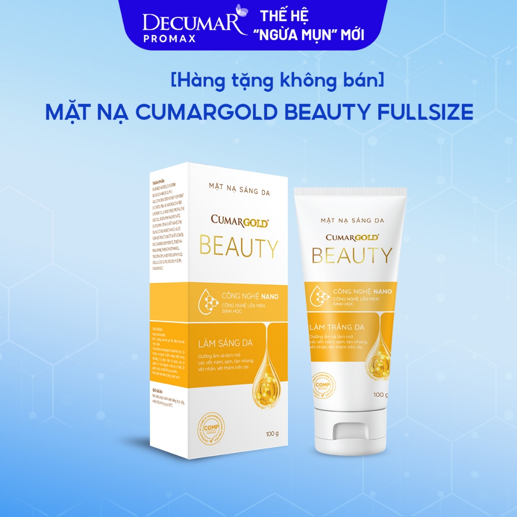 [Hàng tặng không bán] Mặt nạ CumarGold Beauty FULLSIZE, HN0580