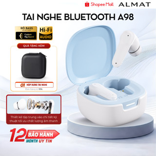 Tai Nghe Bluetooth ALMAT A98, Âm Thanh HiFi Sống Động, Bluetooth 5.4, Chống Ồn, Chống Nước Chuẩn IPX,Kết Nối Ổn Định
