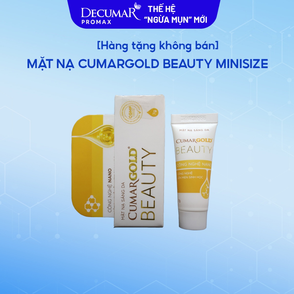 [Hàng tặng không bán] Mặt nạ sáng da CumarGold beauty 7g - HN0632