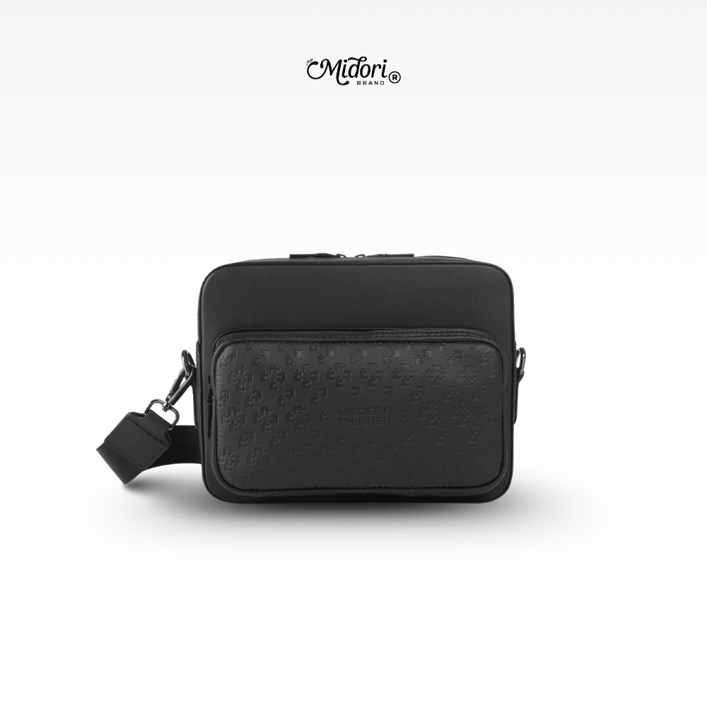 Túi Hộp Da PU Đeo Chéo Perry Nam Nữ Monogram Đựng Điện Thoại Ipad Đi Chơi | MIDORI M STUDIO