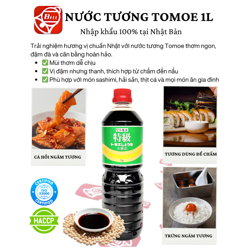 Nước Tương Nhật Đặc Biệt Tomoe Chai 1L