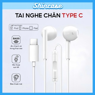 Tai Nghe Có Dây Chân Type-C Cho 15 15Plus 15Pro 15ProMax 16 16Pro 16ProMax Có Hỗ Trợ Mic Nghe Gọi, Âm Bass Siêu Chất
