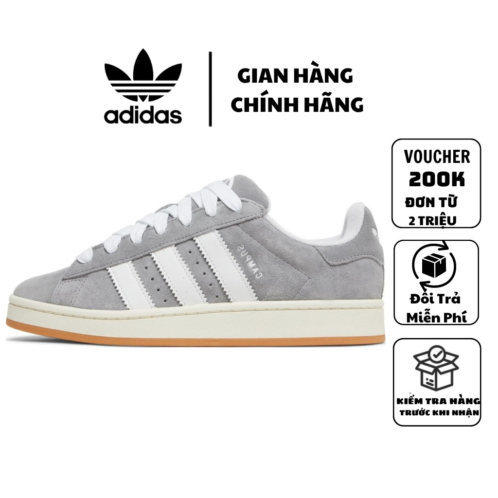 [ CHÍNH HÃNG ] Giày Adidas Campus 00s 'Grey White' HQ8707