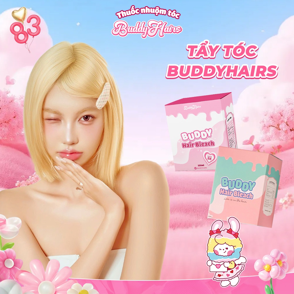 Thuốc tẩy tóc Buddyhairs - Tẩy nhẹ rửa màu dễ dàng sử dụng của Buddyhairs, Buddyhair, Buddy.hairs
