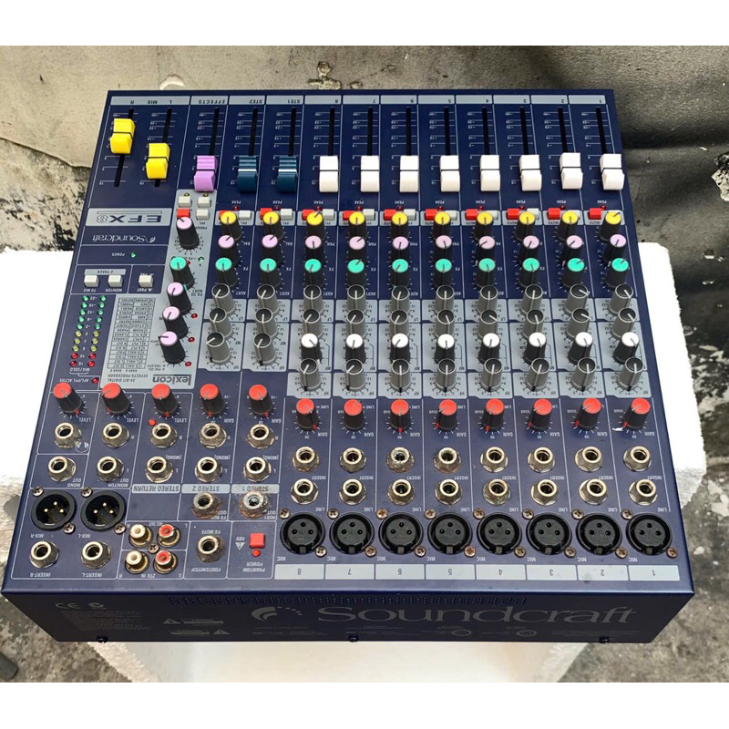 Bàn Trộn Âm Thanh Soundcraft EFX8 hàng bãi