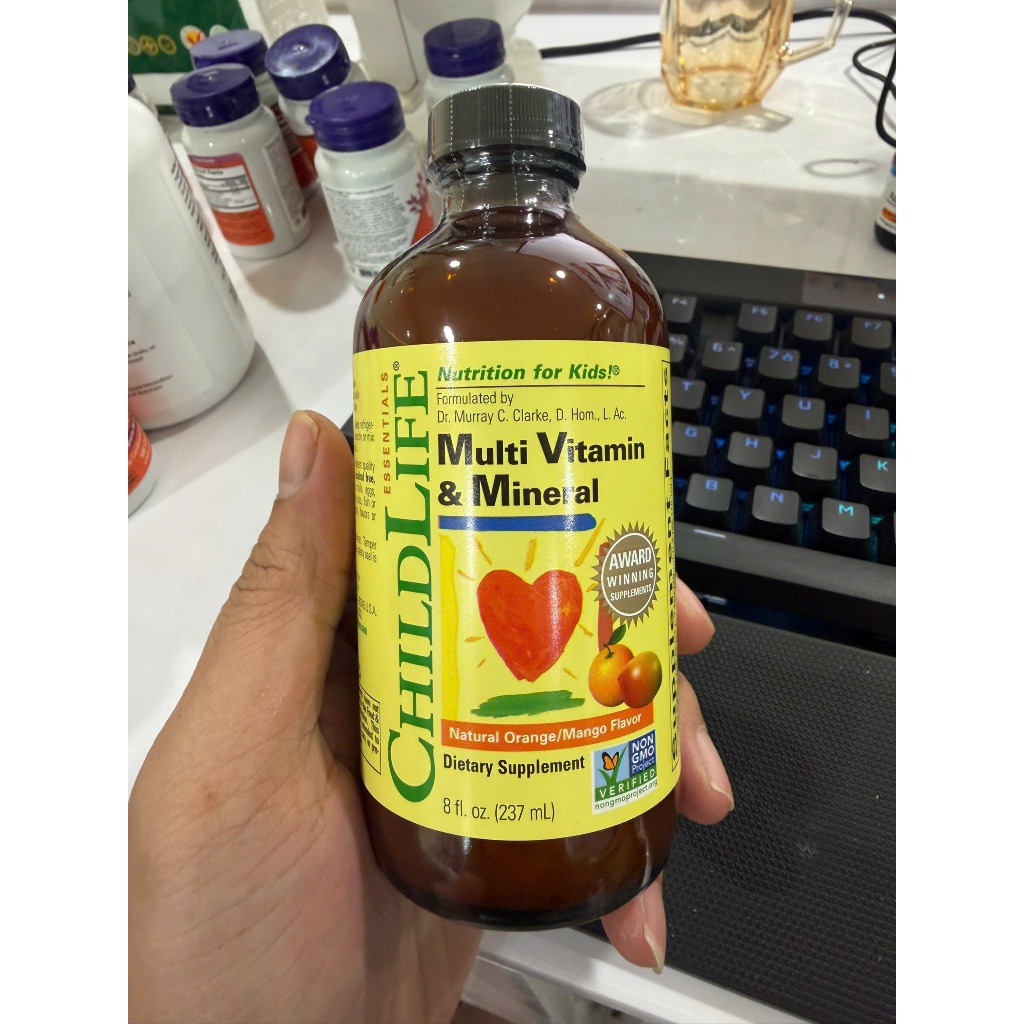 Siro bổ sung vitamin và khoáng chất ChildLife Multi-Vitamin and Mineral 237ml