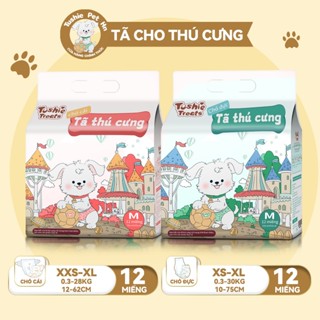 [2 gói] 2 gói tã lót cho thú cưng giá cực tốt, thoáng mát, khô ráo, thấm hút nhanh và không thẩm thấu ngược