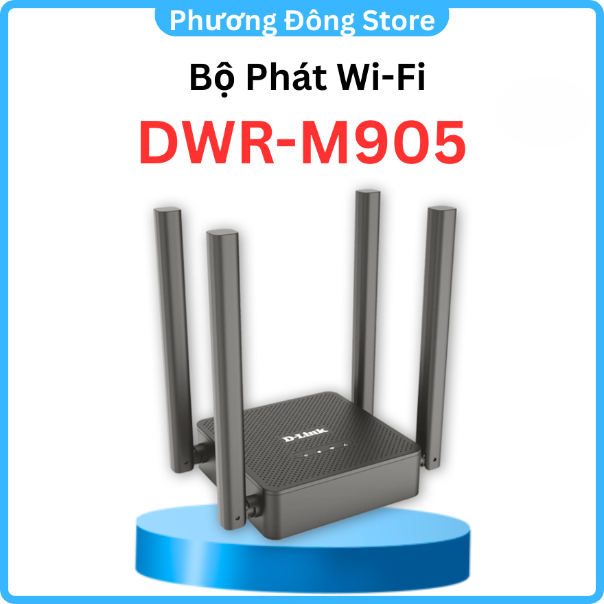 Bộ phát Wifi di động 4G LTE 300Mbps D-Link DWR-M905 Dùng Nano SIM Hỗ Trợ Chuyển Đổi Đường Truyền