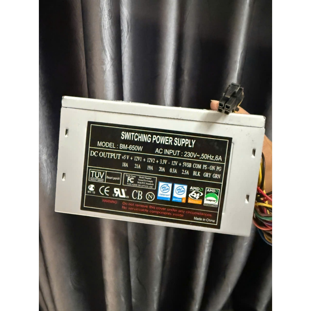 Nguồn máy tính  Arrow , VSP , SP 500W-550W 2Hand