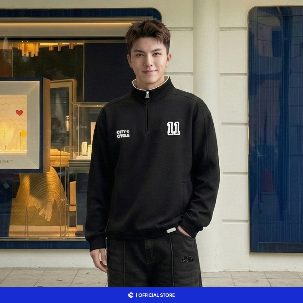 Áo sweater boxy nỉ mùa đông nam nữ boxy Local Brand Chính Hãng City Cycle Áo sweater Balance Number | BigBuy360 - bigbuy360.vn