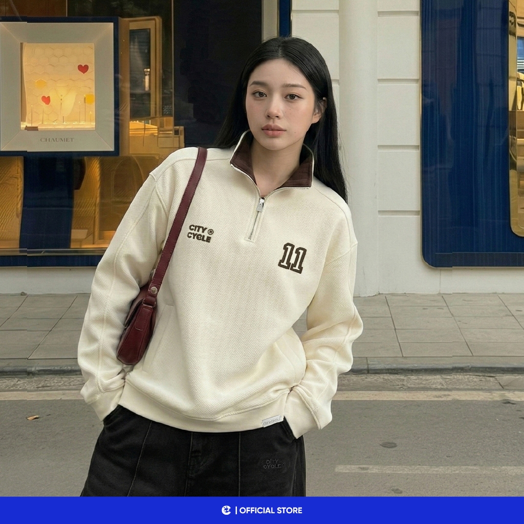 Áo sweater boxy nỉ mùa đông nam nữ boxy Local Brand Chính Hãng City Cycle Áo sweater Balance Number | BigBuy360 - bigbuy360.vn