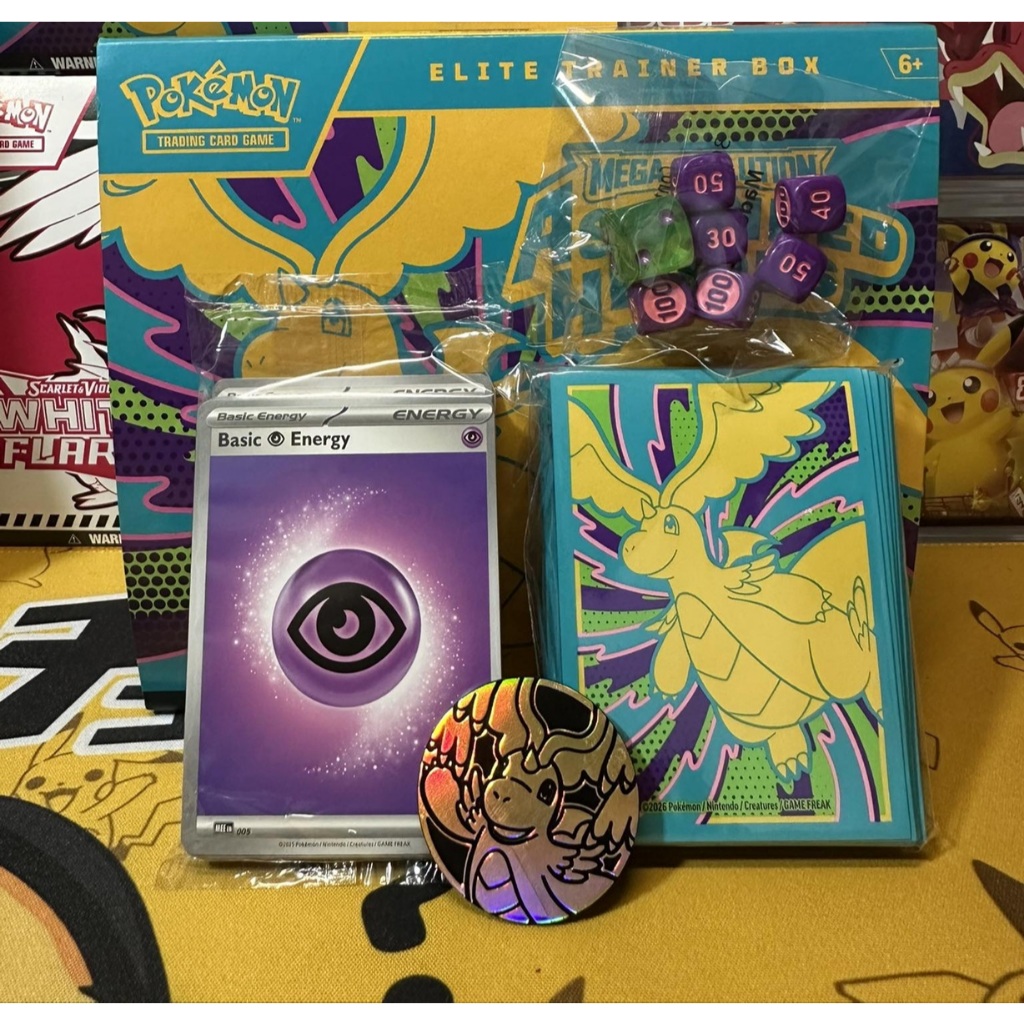 Box ETB rỗng và Phụ kiện Mega Evolution Ascended Heroes Expansion D41 7-21a