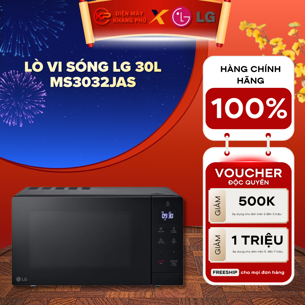 Lò vi sóng 30L LG MS3032JAS