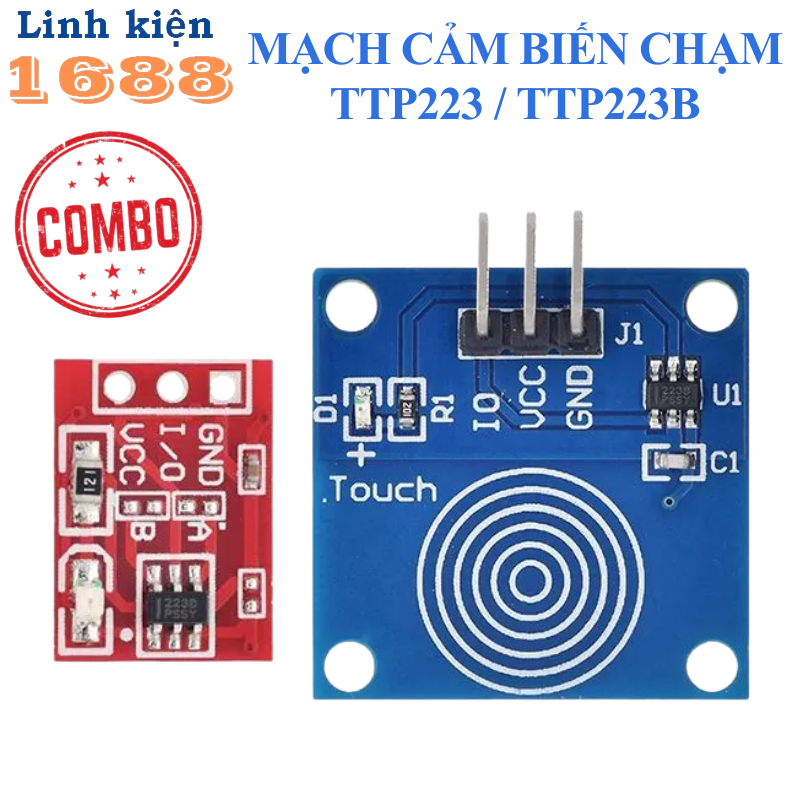 [GIÁ COMBO] Mạch cảm biến chạm TTP223 / TTP223B