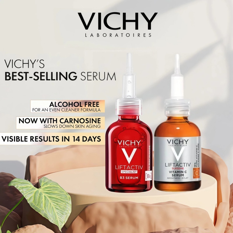 Vichy Vitamin C Serum 20ml LiftActiv B3 Serum 30ml Tinh chất Vichy VC Tinh Chất Vichy Làm Mờ Vết Lif