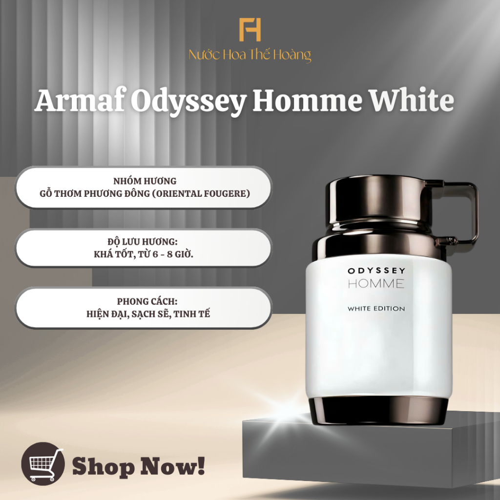 (SHOP MỚI) Nước Hoa Nam Odyssey Homme White Chiết 10ml - 20ml - Nước Hoa Thế Hoàng Store