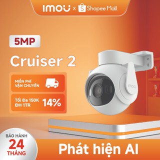 Camera Wifi ngoài trời Imou Cruiser 2 I 3MP/5MP I IPC-GS7EP-5M0WE I Đàm thoại 2 chiều I Phát hiện phương tiện