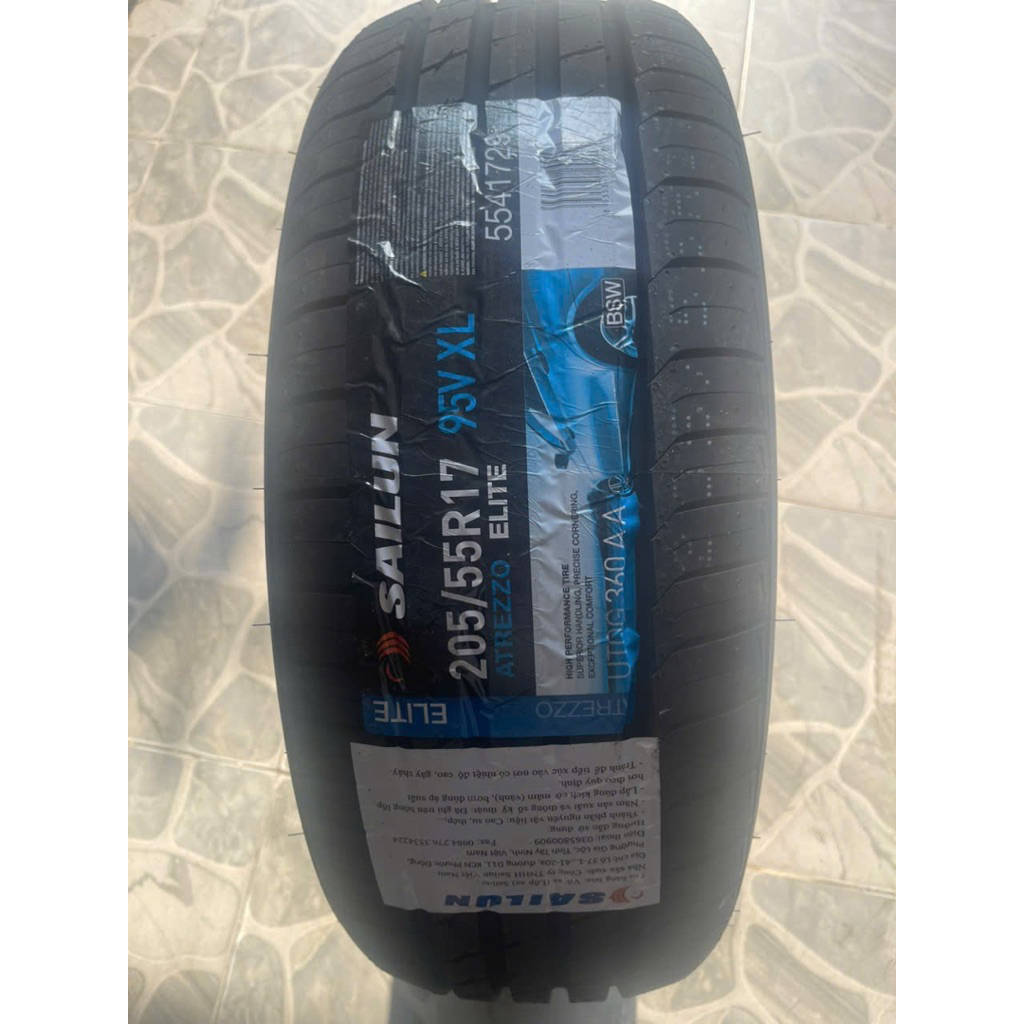 Lốp 205/55r17 Sailun vn date 2026 giá 1650k