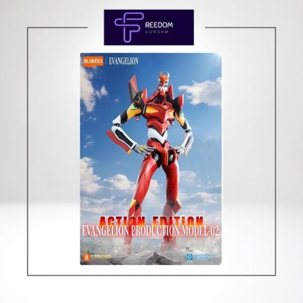 Mô hình lắp ráp Evangelion Production Type AE02 EVA Red - chính hãng Blokees
