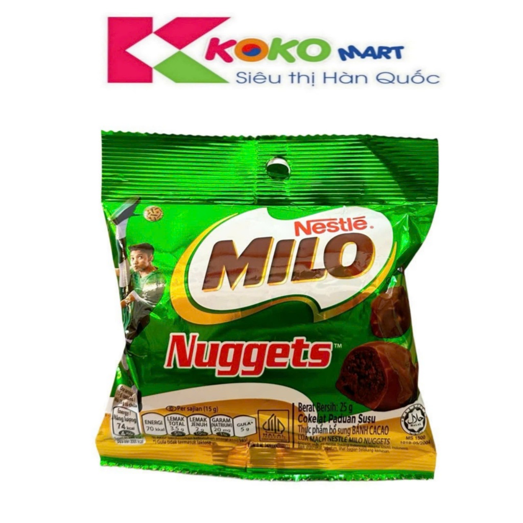 Sô cô la viên Milo Nuggets 25g