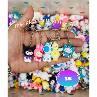 [Quà tặng mới] Móc Khóa 3D Hoạt Hình