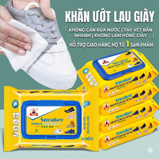 Giấy lau giày Sneaker gói 30/80 tờ