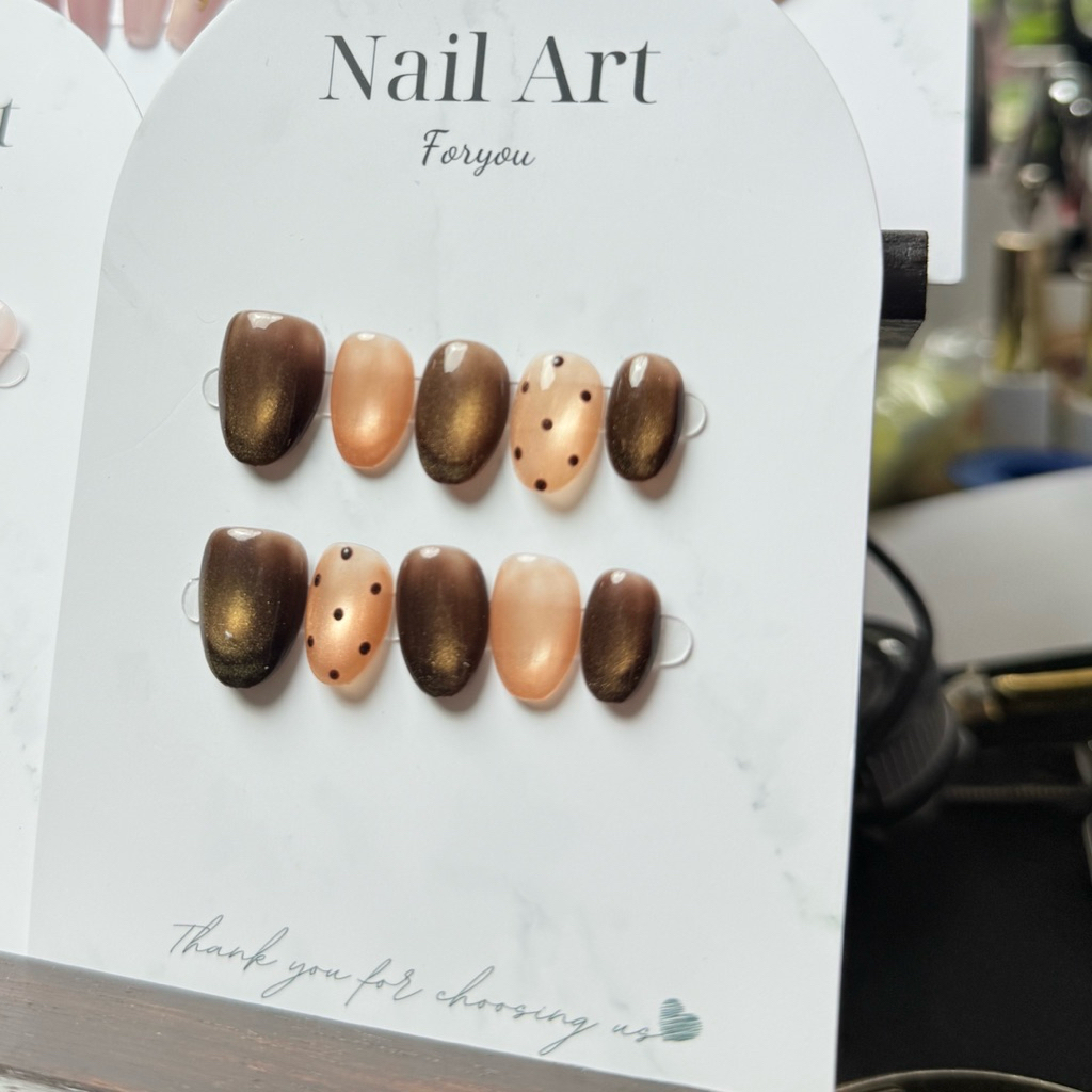 Nailbox CYN Nails thiết kế form hạt na - NA01 - tặng phụ kiện gắn móng
