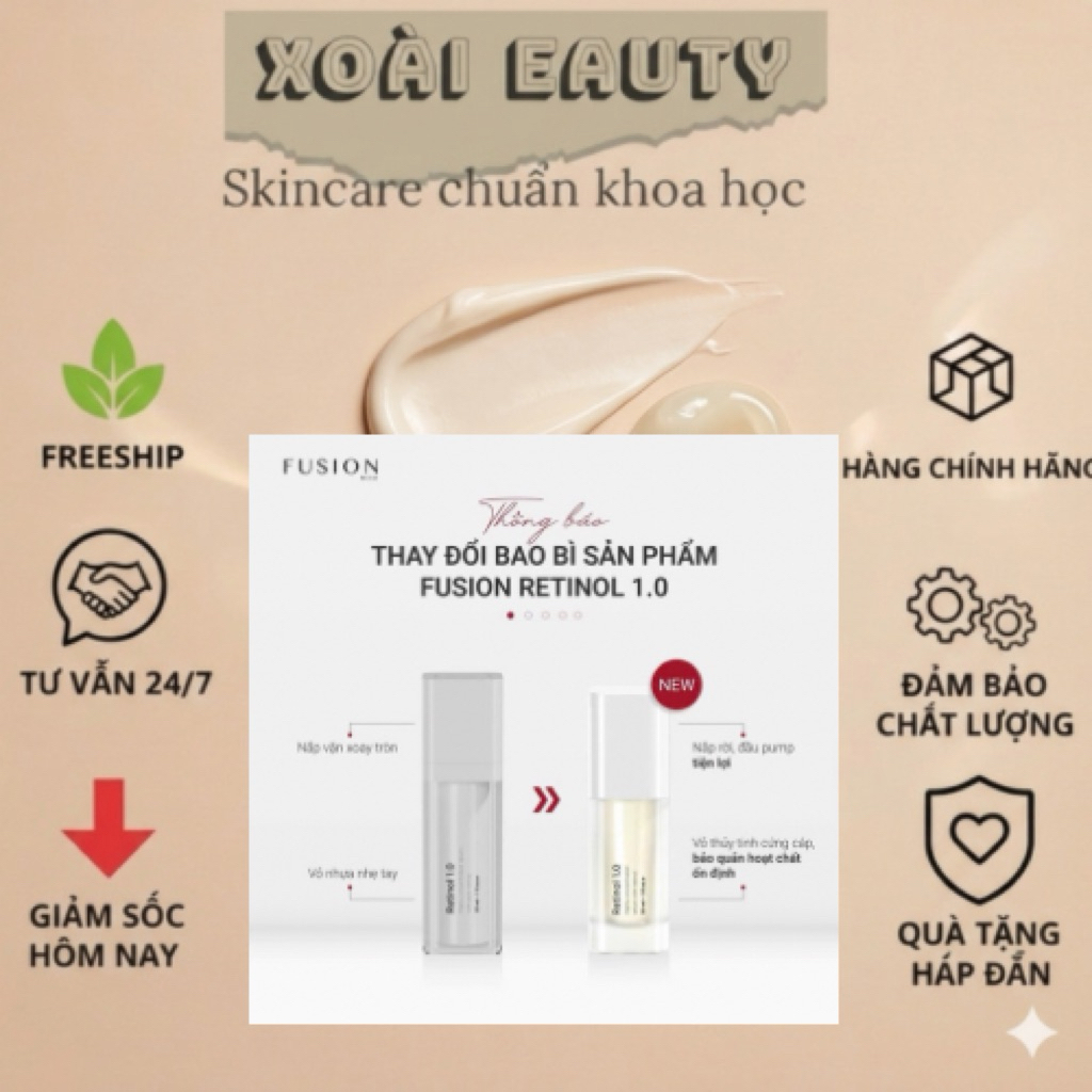 retinol 1% fusion cty