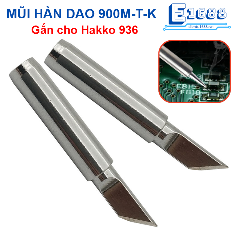 Mũi hàn thiếc, mũi hàn dao 900M-T-K HAKKO