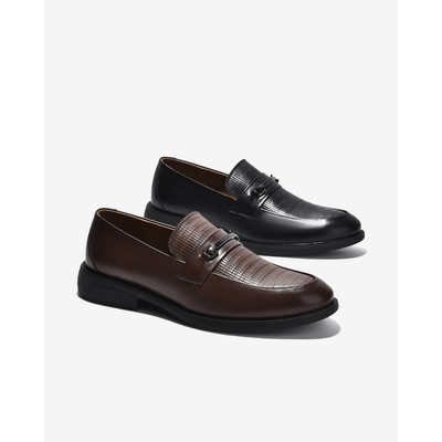 Giày Tây Loafer Đông Hải Quai Phối Khóa - G01C8