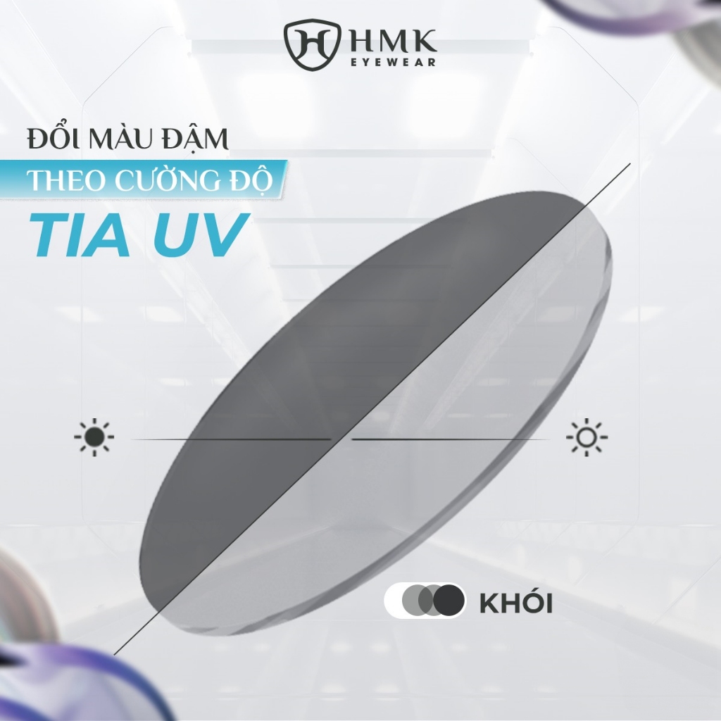 Kính Oval Y2K Đổi Màu HMK Eyewear Thời Trang Vintage Phong Cách Size Hợp Nhiều Dáng Mặt - DM002 | BigBuy360 - bigbuy360.vn