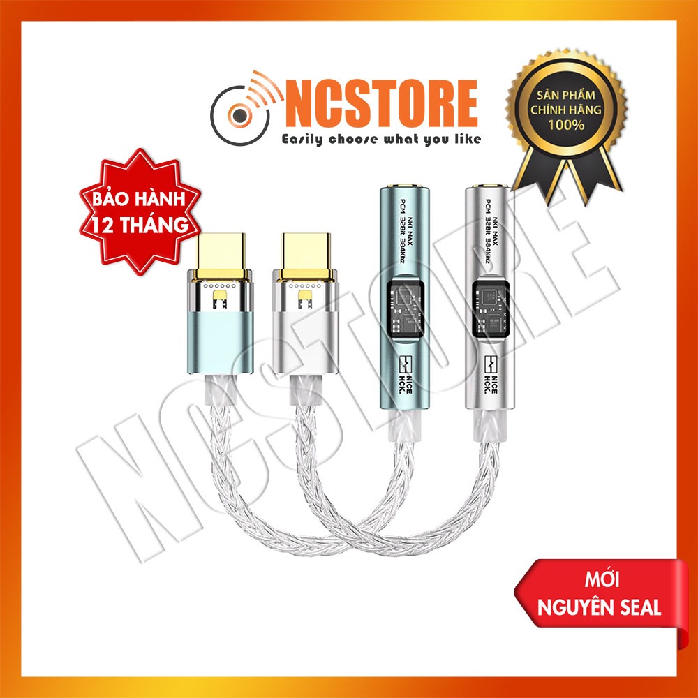 [NC] Dongle DAC NICEHCK NK1 MAX | Chip DAC CX31993 + Chip OP-AMP MAX97220 | Cáp chuyển đổi âm thanh 