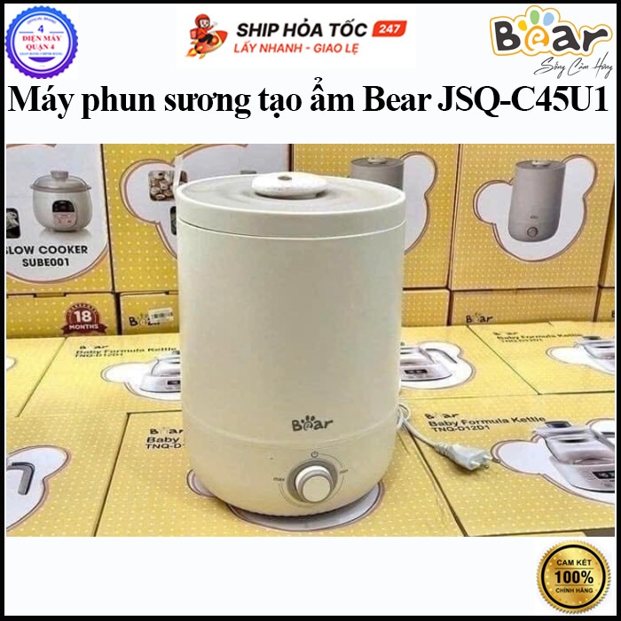 JSQ-C45U1 -- Máy phun sương tạo ẩm Bear JSQ-C45U1 - Bảo hành chính hãng 18 tháng