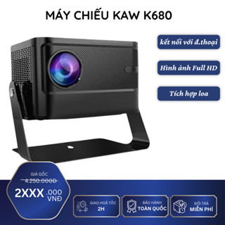Máy chiếu KAW K680 Pro, sắc nét, nhỏ gọn, quay 360 độ - Rạp chiếu phim tại nhà đa năng