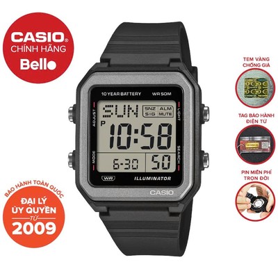 Đồng hồ Nam dây nhựa Casio W-221 chính hãng bảo hành 1 năm Pin trọn đời