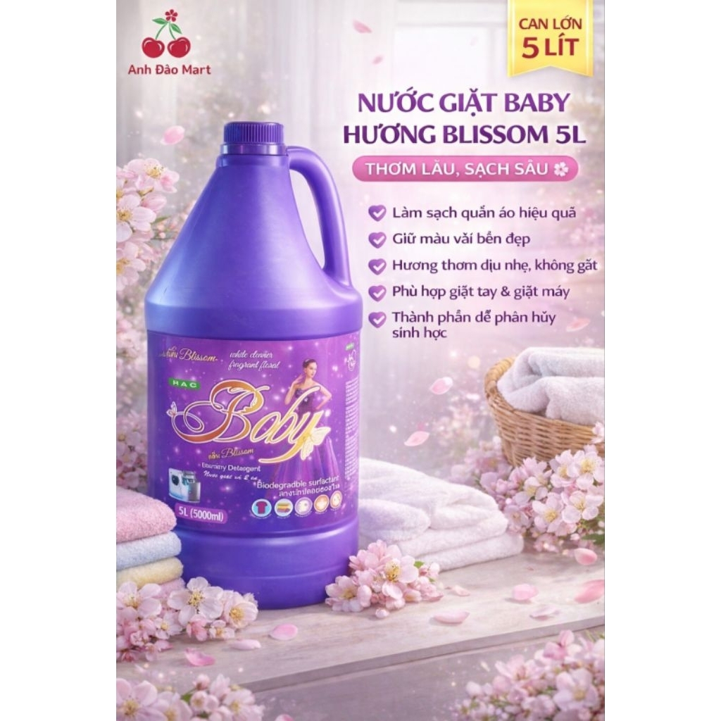 Nước Giặt Boby 5L